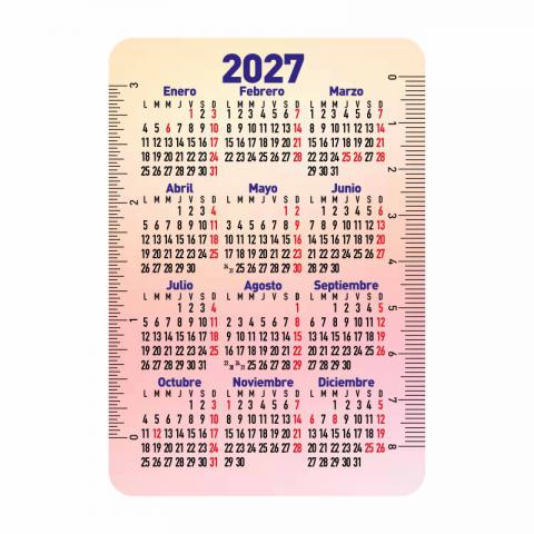CALENDARIO DE BOLSILLO