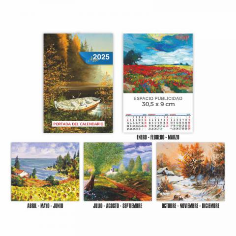 CALENDARIO DE PARED TRIMESTRAL