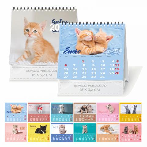 CALENDARIO SOBREMESA WIRE-O MEDIANO