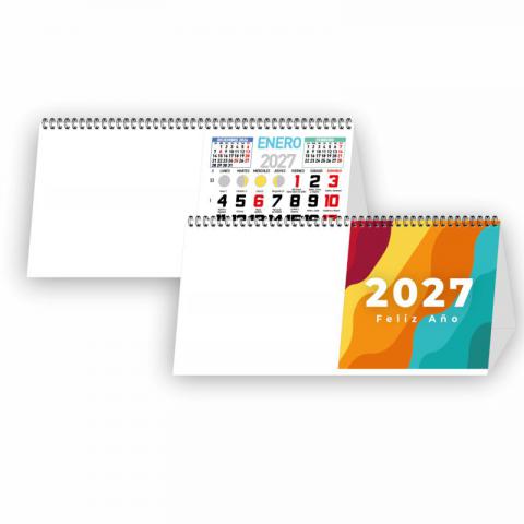CALENDARIO SOBREMESA WIRE-O