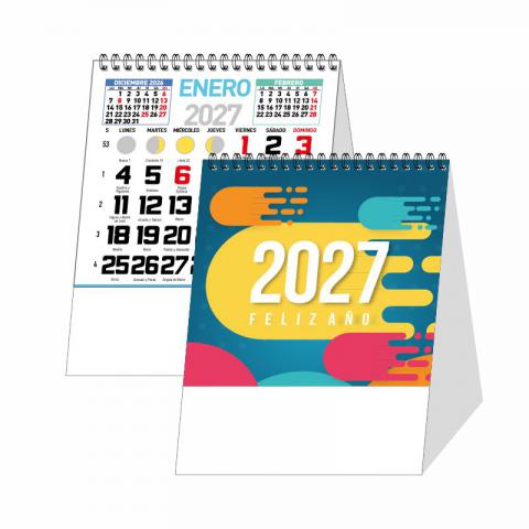 CALENDARIO SOBREMESA WIRE-O MINI