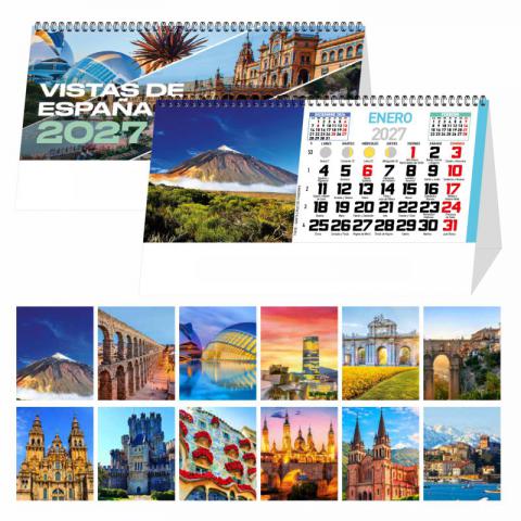 CALENDARIO SOBREMESA WIRE-O