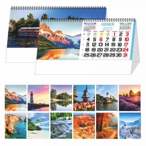 CALENDARIO SOBREMESA WIRE-O
