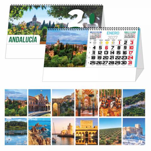 CALENDARIO SOBREMESA WIRE-O