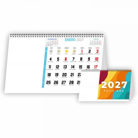 CALENDARIO SOBREMESA WIRE-O