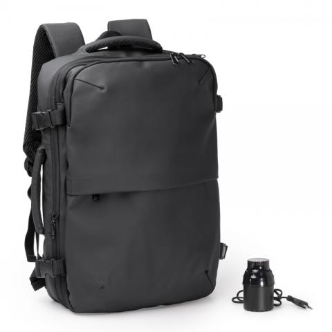 MOCHILA DE PU LEATHER COMPRESION VACIO