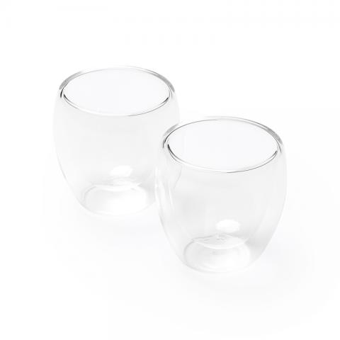 SET DE 2 VASOS DE DOBLE PARED