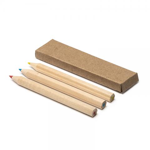 SET DE 3 LAPICES DE MADERA