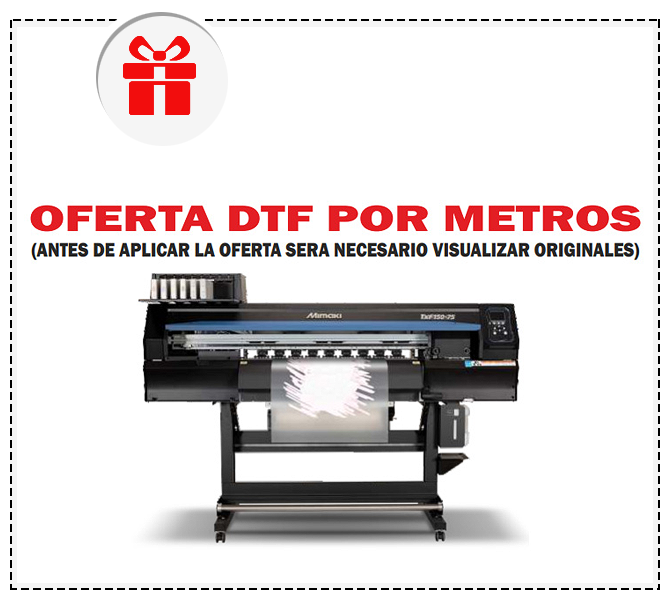 Oferta DTF por metros